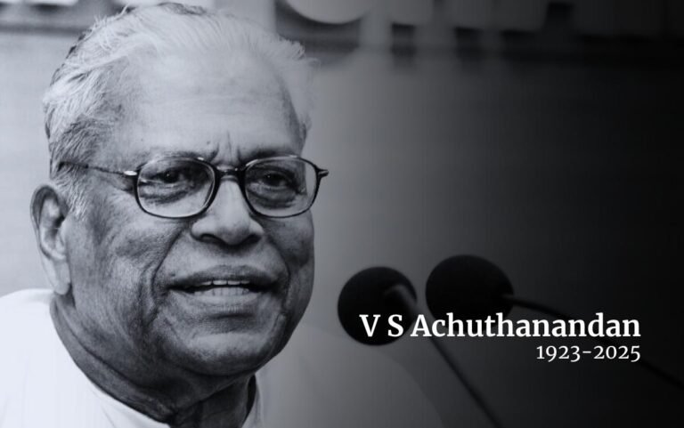 “Comrade VS Achuthanandan Passes Away at 101: Kerala’s Legendary Communist Leader Bids Farewell”